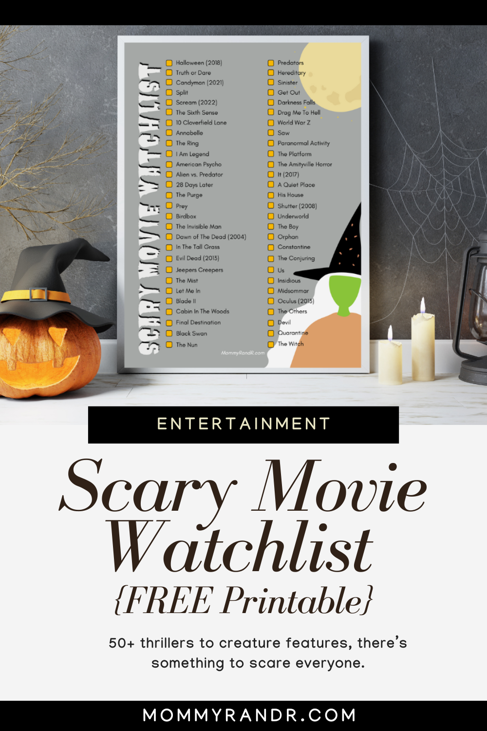 scary movies watchlist