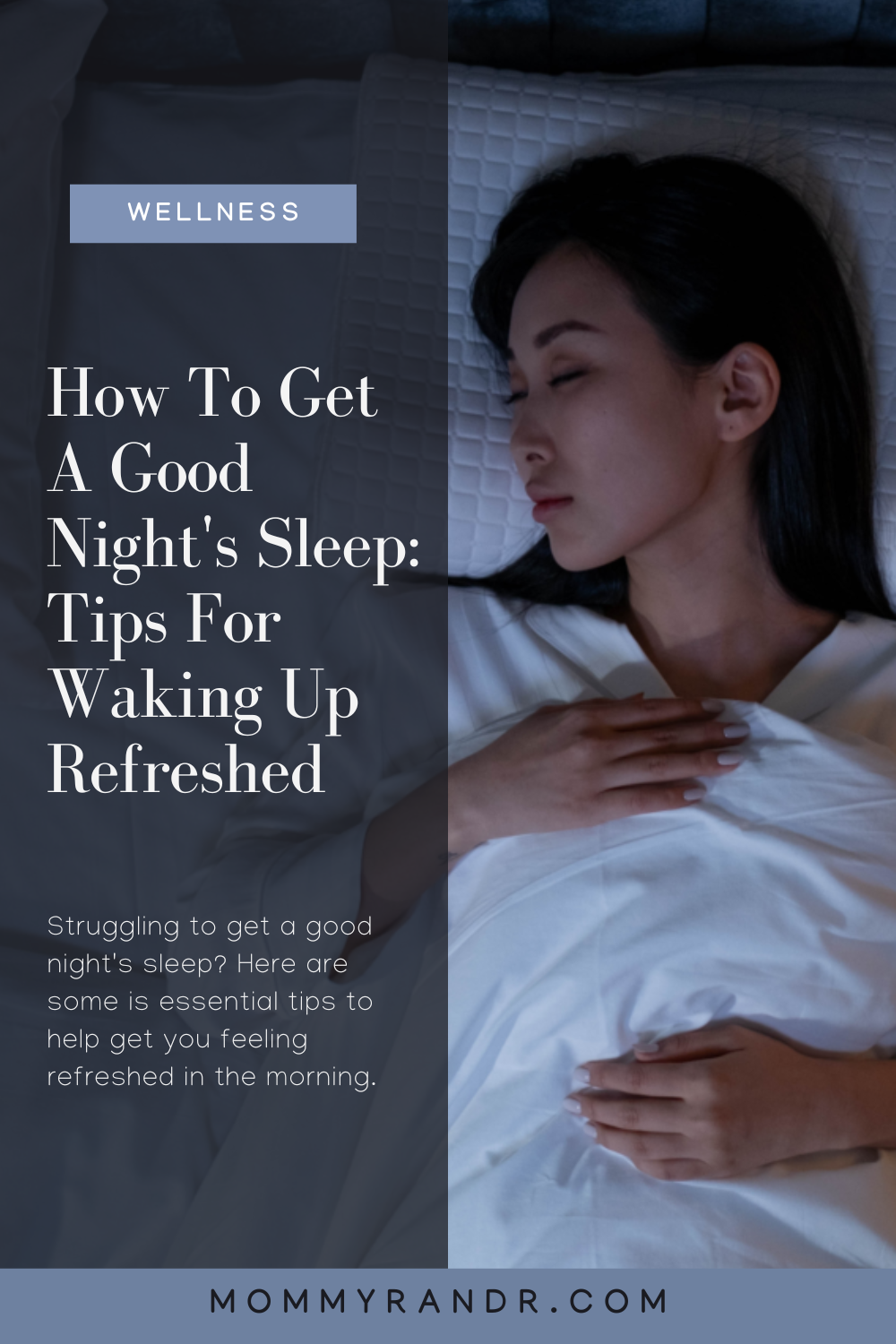get a good night's sleep